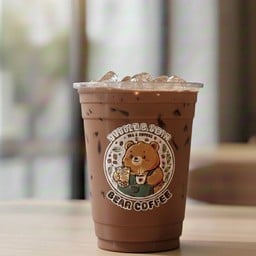 ชาหมีอ้วน คาเฟ่ ข้าวกระเพรารสเด็ด