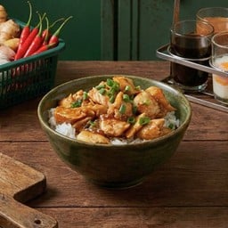 เมนูใหม่! ข้าวไก่นุ่มคั่วแซ่บผัดซอสสุกี้