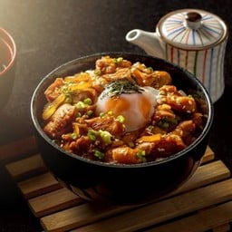 ข้าวหน้าไก่เทอริยากิ ไข่ออนเซ็น