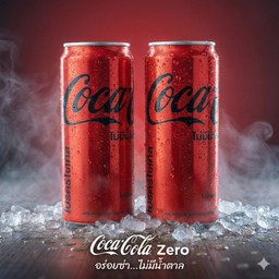 โค่ก ไม่มีน้ำตาล 2 กระป๋อง