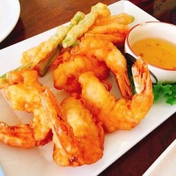 กุ้งชุบแป้งทอด 5ตัว