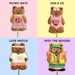 Lollipop cookies - Picnic date / Sun&us / Love match / Into the woods