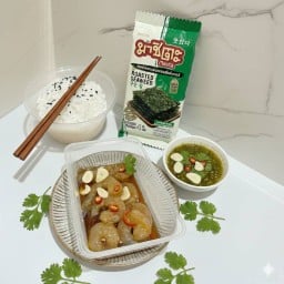 Set กุ้งดอง และข้าวญี่ปุ่น พร้อมสาหร่าย