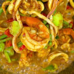 เครื่องแกงทะเลผัดสะตอ