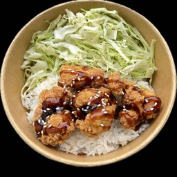 ข้าวไก่คาราเกะ ซอสเทริยากิ