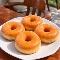 โดนัทเคลือบน้ำตาลรสชาติหอมหวาน