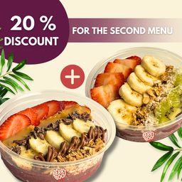 โปร 1 Acai bowl + 1 Acai bowl