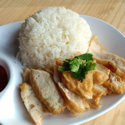 ข้าวหมูยอทอด ธรรมดา