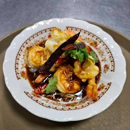 กุ้งทอดซอสมะขาม