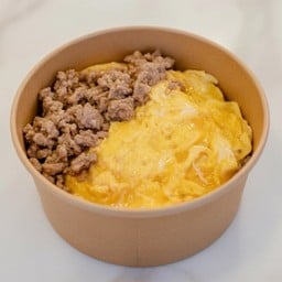 ข้าวไข่ + หมูสับ