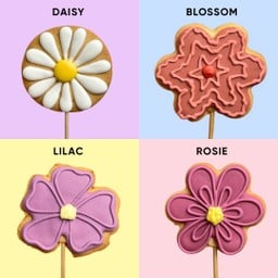 Lollipop cookies - Daisy / Blossom / Lilac / Rosie