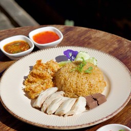 ข้าวมันไก่สองเซียน ธรรมดา