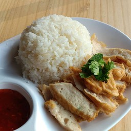 ข้าวหมูยอทอด พิเศษ