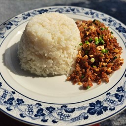 หมูสับคั่วน้ำปลา