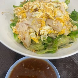 สุกี้แห้งไก่