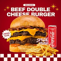 Set เบอร์เกอร์เนื้อ ดับเบิ้ล