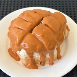 ปังกลม เนยแท้ สังขยาชาไทย(โฮมเมด)