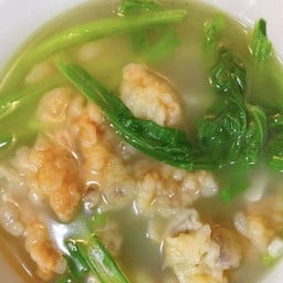 หมูทอดต้มผัก-酥肉白菜汤