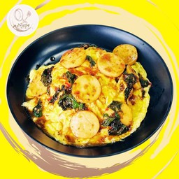 ข้าวไข่ข้นกะเพราหอยเชลล์