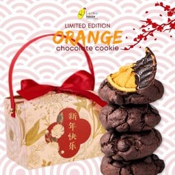 Orange Chocolate Cookie Box 4 pieces