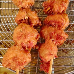 ตูดไก่ทอดเสียบไม้