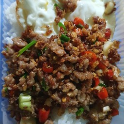 หมูสับคั่วพริกเกลือ