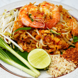 ผัดไทยกุ้งสด