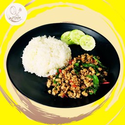 ข้าวกะเพราหมูสับ