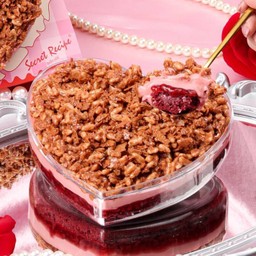 Ruby Chocolate Hazelnut Crunchy Cake