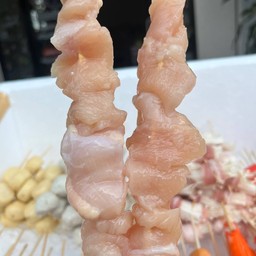 เนื้อไก่เสียบไม้