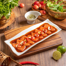 แซลม่อนดองซีอิ๊วเกาหลี