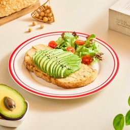 VE9 Hummus & Avo on toast ขนมปังหน้าฮัมมุสกับอโวคาโด้