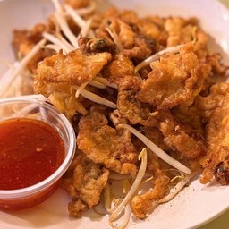 หอยลายทอดกรอบ