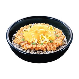 ข้าวหน้าไก่สับโซโบโระชีสลาวา