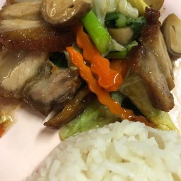 Stir Fried Vegetables With Rice