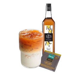 Iced Vanilla Earl Grey Latte วนิลลาเอิร์ลเกรย์ลาเต้เย็น