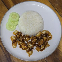 ข้าวไก่กรอบเทอริยากิ