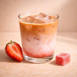 Iced Latte Strawberry - ลาเต้สตอเบอรี่