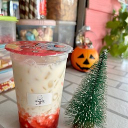 นมสดสตอเบอร์รี่