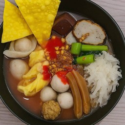 บะหมี่เย็นตาโฟต้มยำ