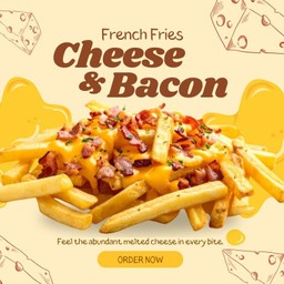 เฟรนช์ฟรายส์ ชีส & เบค่อน