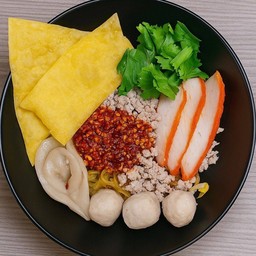 บะหมี่ต้มยำแห้ง
