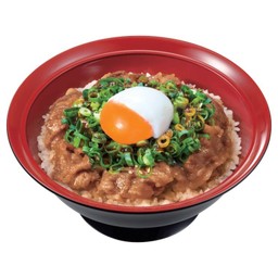 ข้าวหน้าเนื้อย่างไข่ออนเซ็นโรยต้นหอม