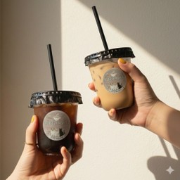 กาแฟร้านเราไม่หวาน และเลือกความหวานไม่ได้  Double Shot ในแก้ว 12oz