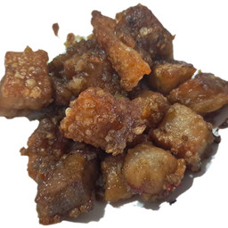 ข้าวกากหมูกระเทียมพริกไทย