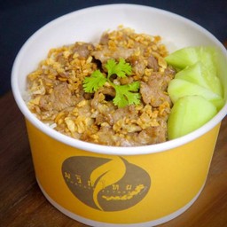 ข้าวหมูกระเทียมพริกไทย(DR)