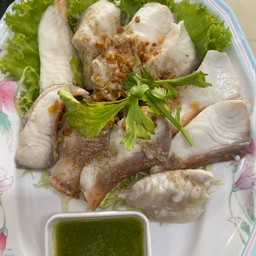 ลวกจิ้ม เนื้อปลาทับทิม