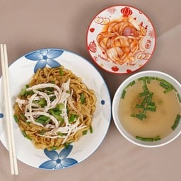 ဆီချက်ခေါက်ဆွဲ บะหมี่ผัดน้ำมันกระเทียมไก่