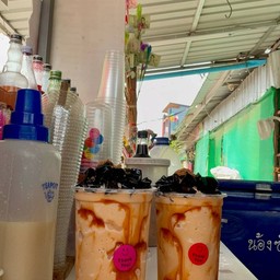 เฉาก๊วยนมสดคาราเมลชาไทย ปั่น