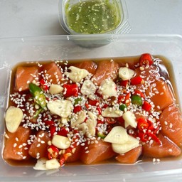 ข้าวราดมันกุ้งแกะ ข้าวไข่ข้น ยำลูกชิ้นปลาเยาวราช -ลาดกระบัง